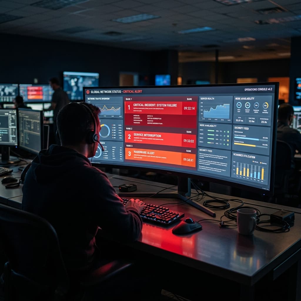 Crimson Signal UI: Alert Hierarchies That Operators Trust
